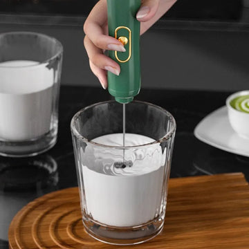 Handheld Electric Milk Frother Egg Beater